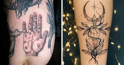 simbolo tatuajes de brujas|30 Tatuajes muy simbólicos para sentirse brujita todo。